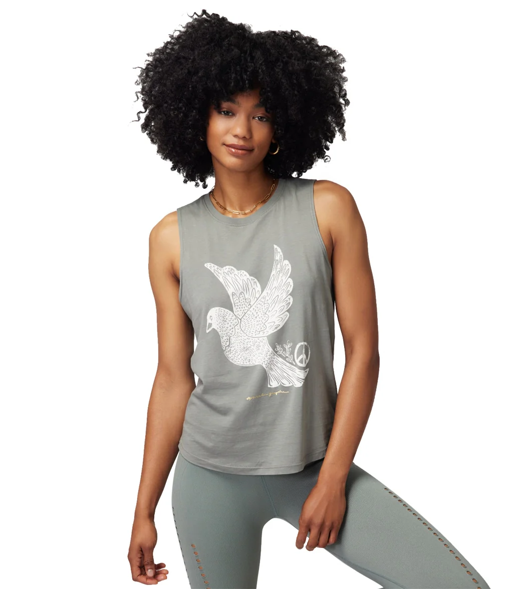 Spiritual Gangster Peace Dove Muscle Tank