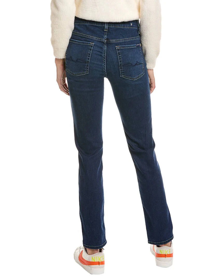 7 For All Mankind Indigo Rinse Skinny Leg Jean