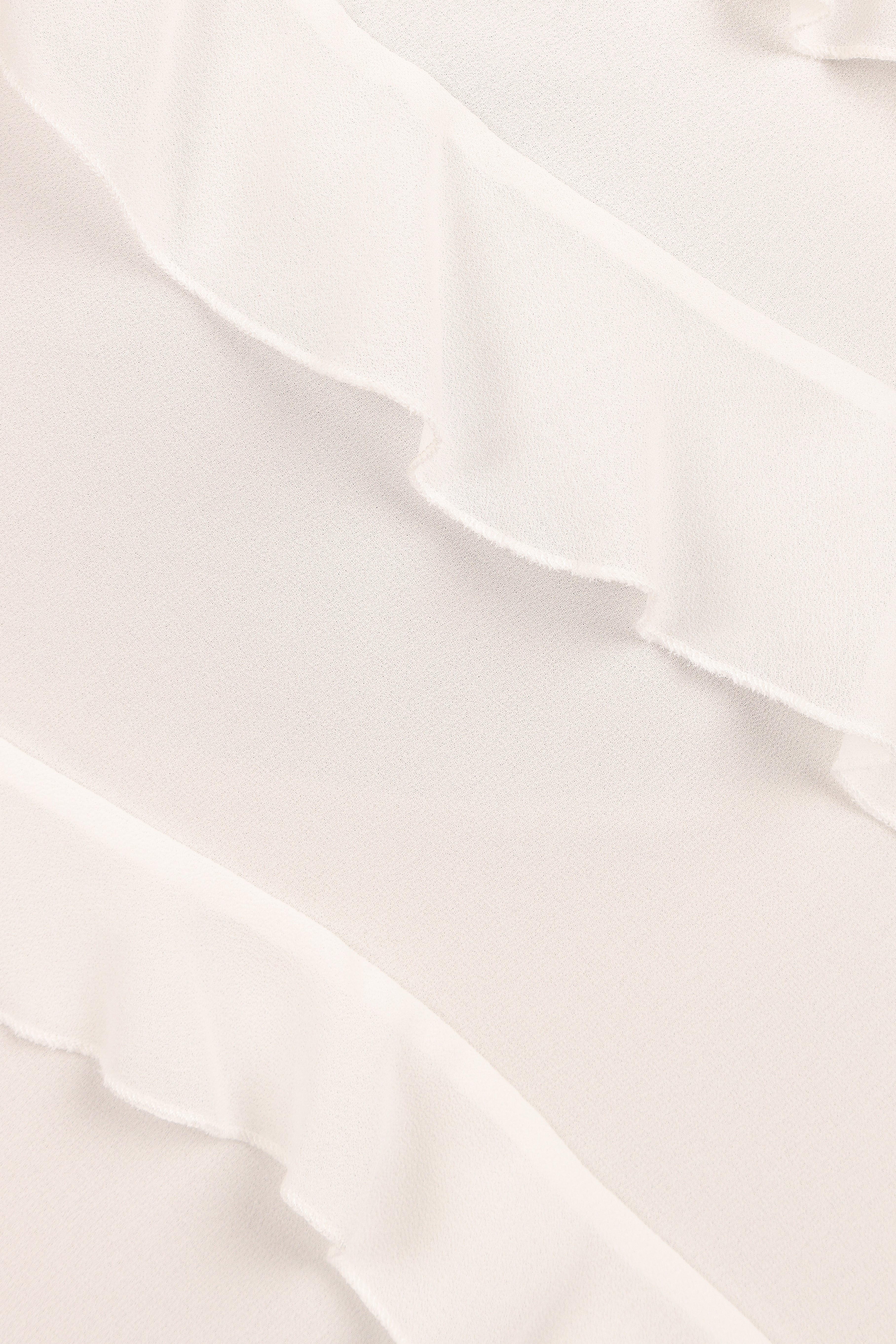 Ciao Ruffles Maxi Dress - Cloud White