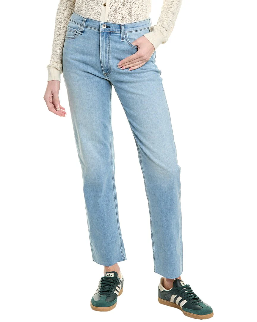 rag & bone Hattie Light Wash Mid-Rise Full-Length Jean