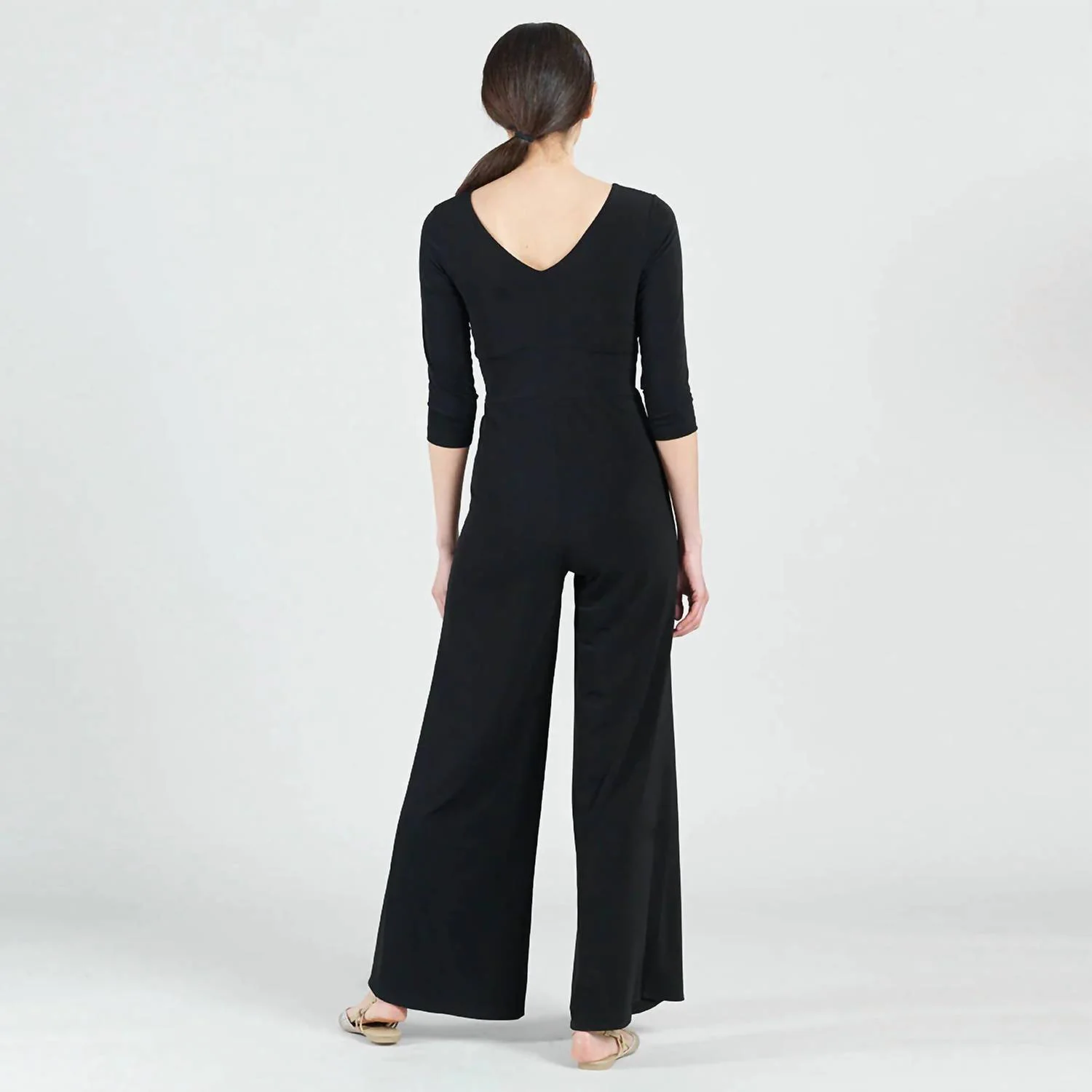 Signature Soft Jumpsuit In Black