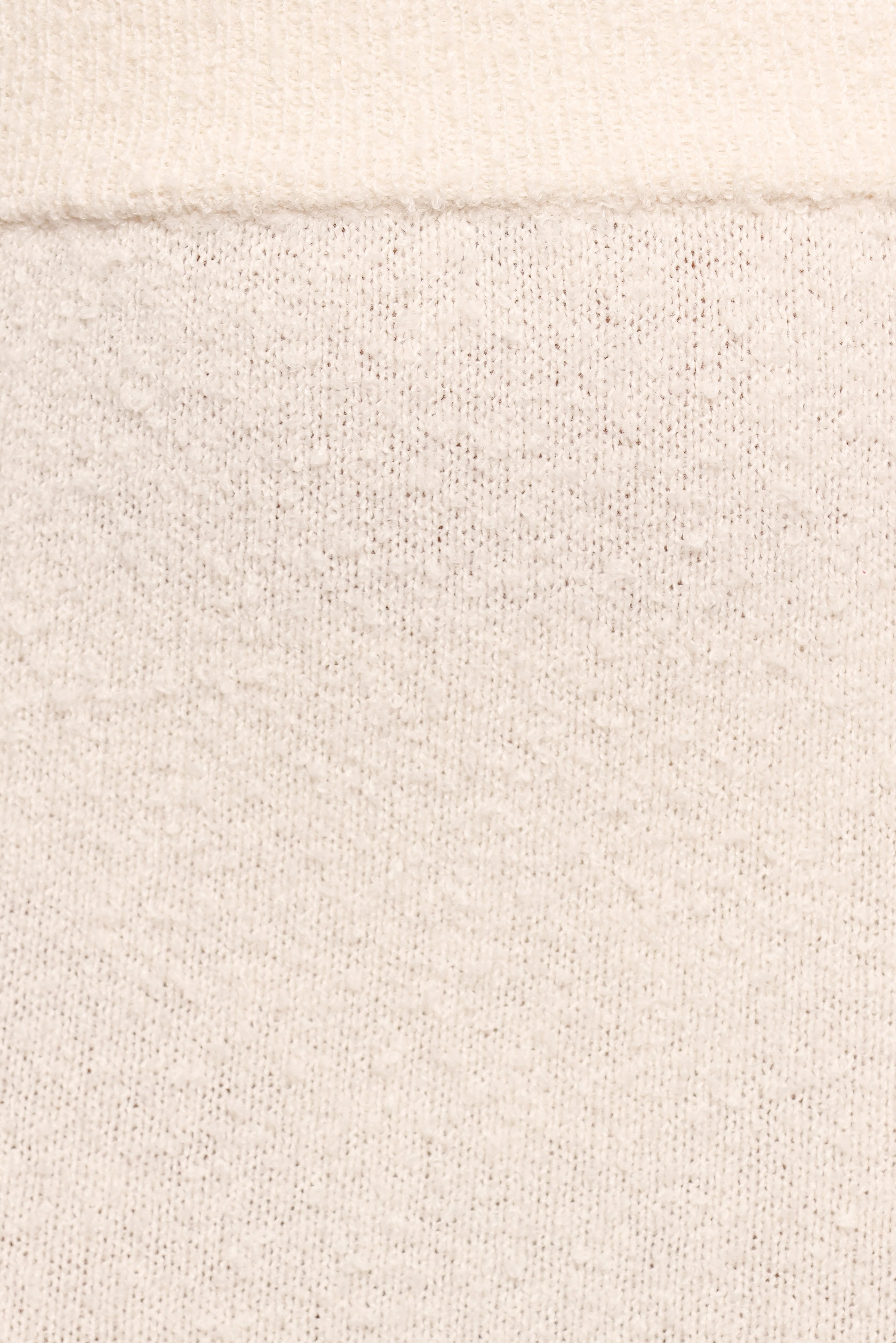 Rowee Boucle Knit Midi Skirt - White