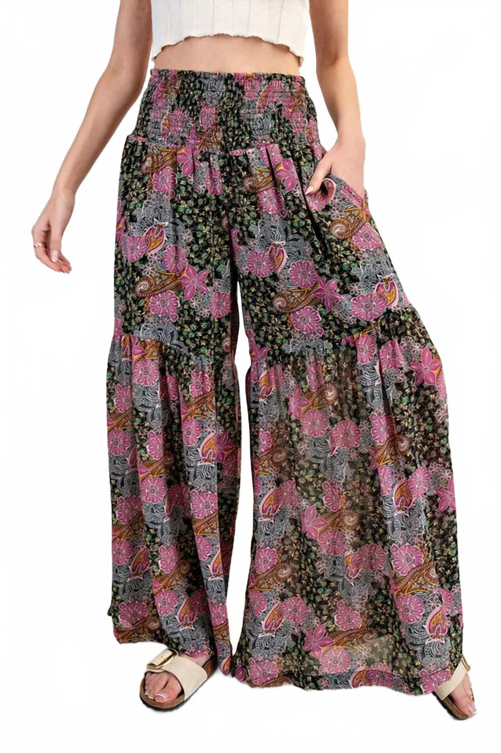 Boho Summer Pants In Black
