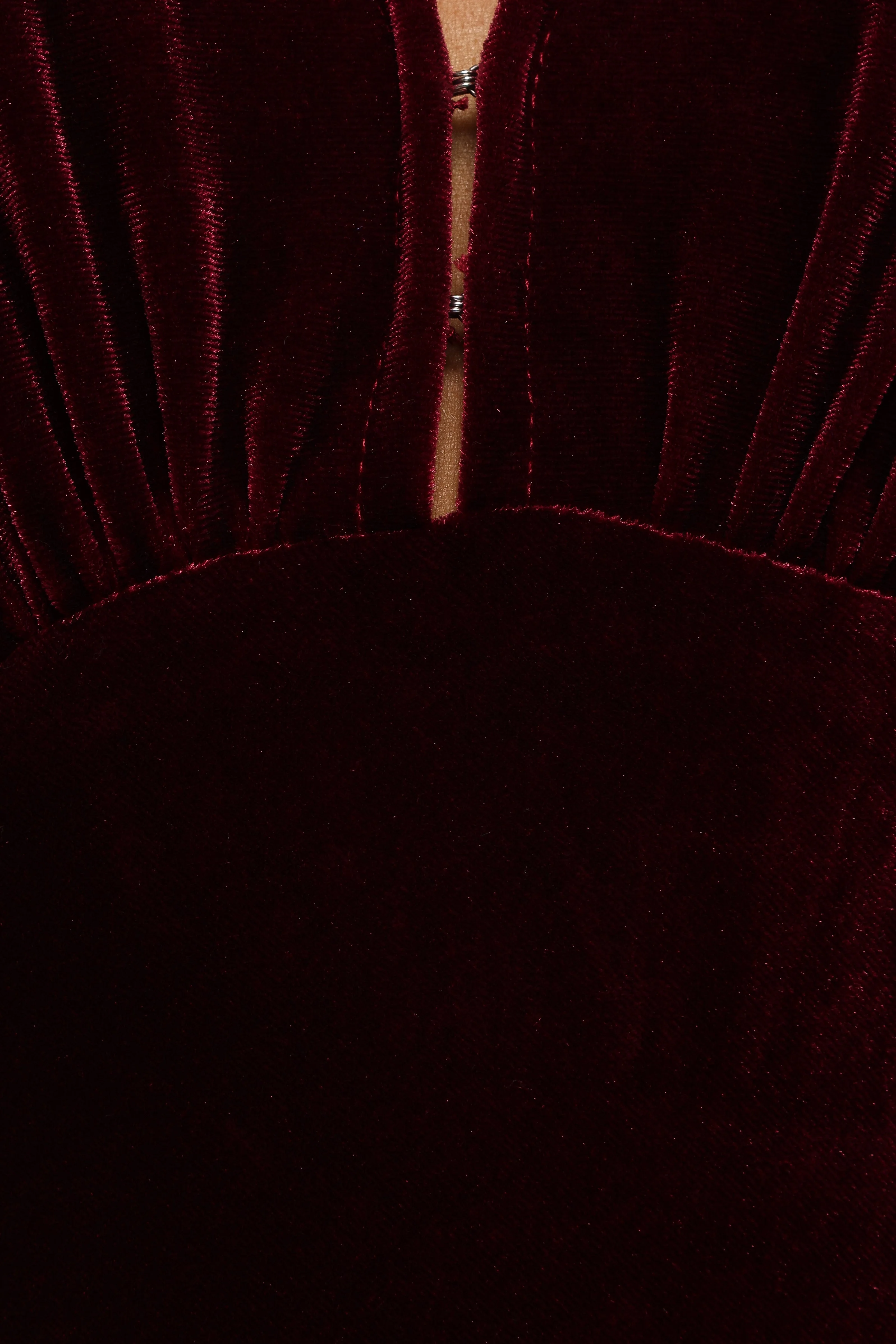 Ricki Velvet Maxi Dress - Wine