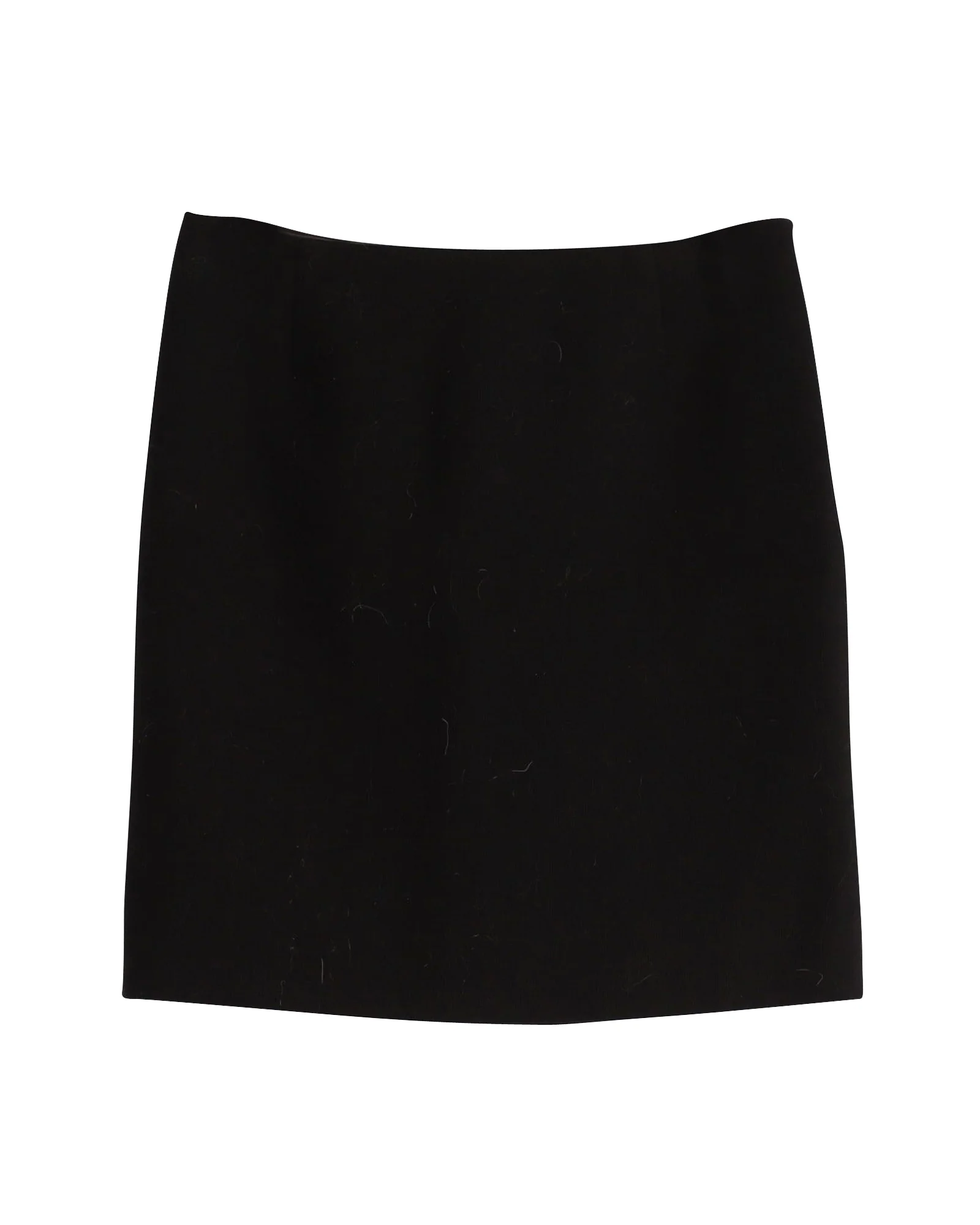 Tom Ford Mini Skirt in Black Wool