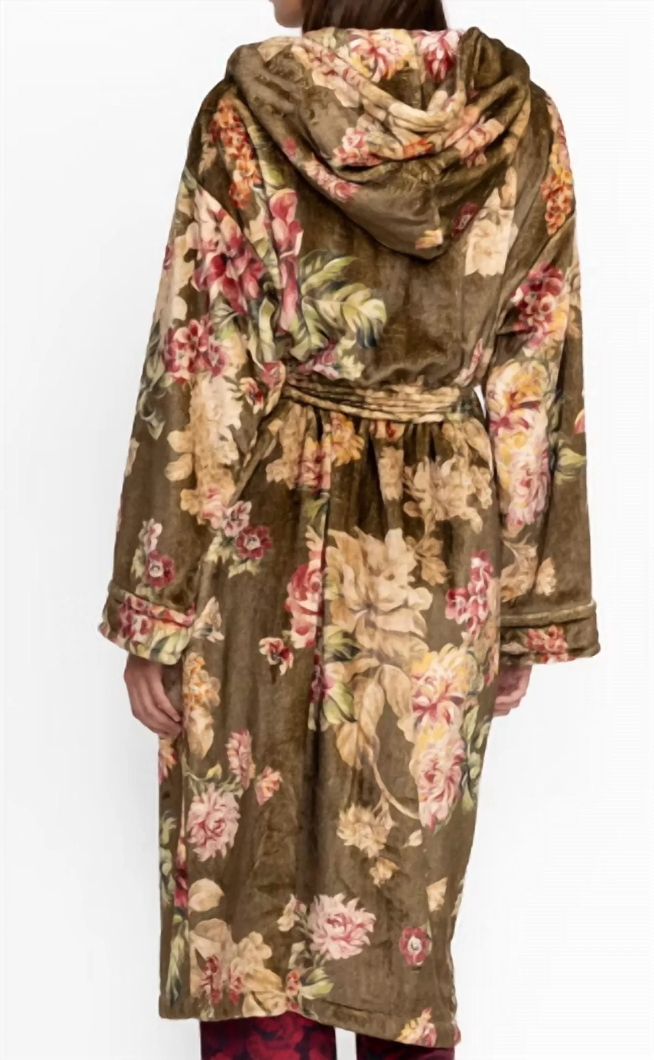 Vintage Rose Cozy Robe In Multi