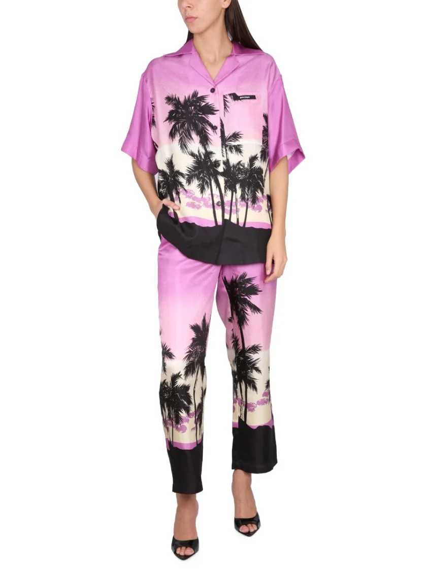 Pants With Sunset Print