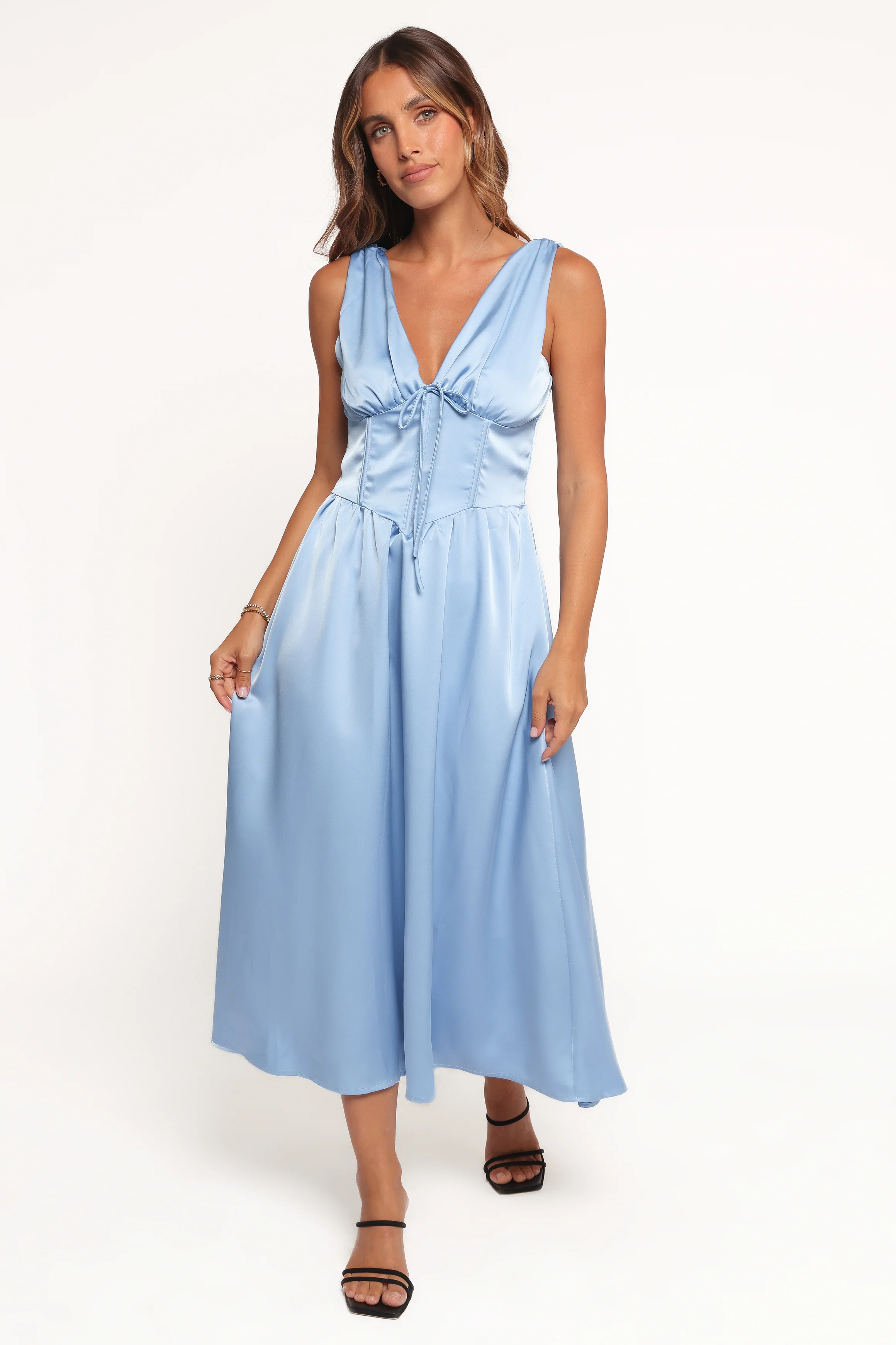 Verena Midi Dress - Periwinkle Blue