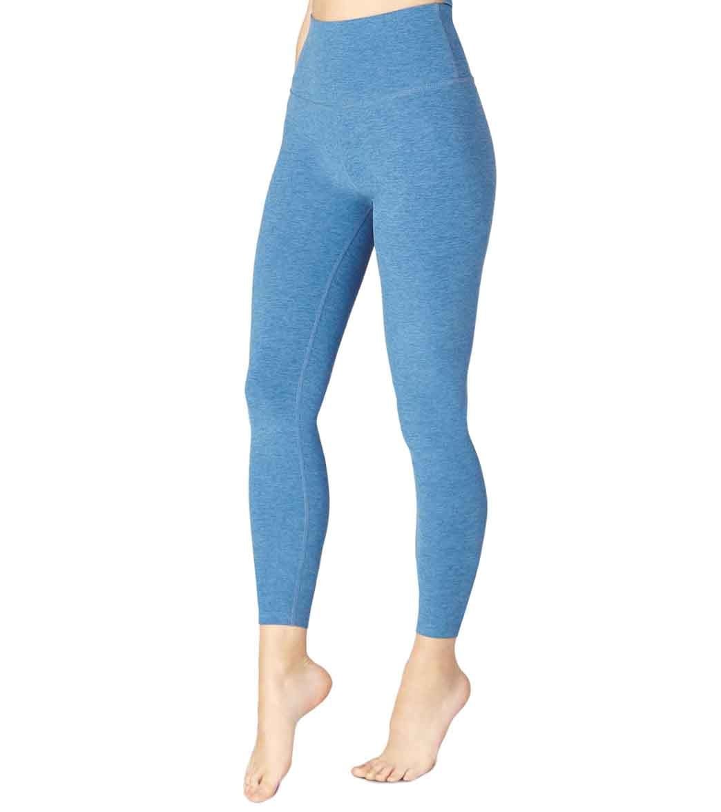 Beyond Yoga Spacedye High Waisted Caught In The Midi 7/8 Yoga Leggings Victory Blue/Blue Suede