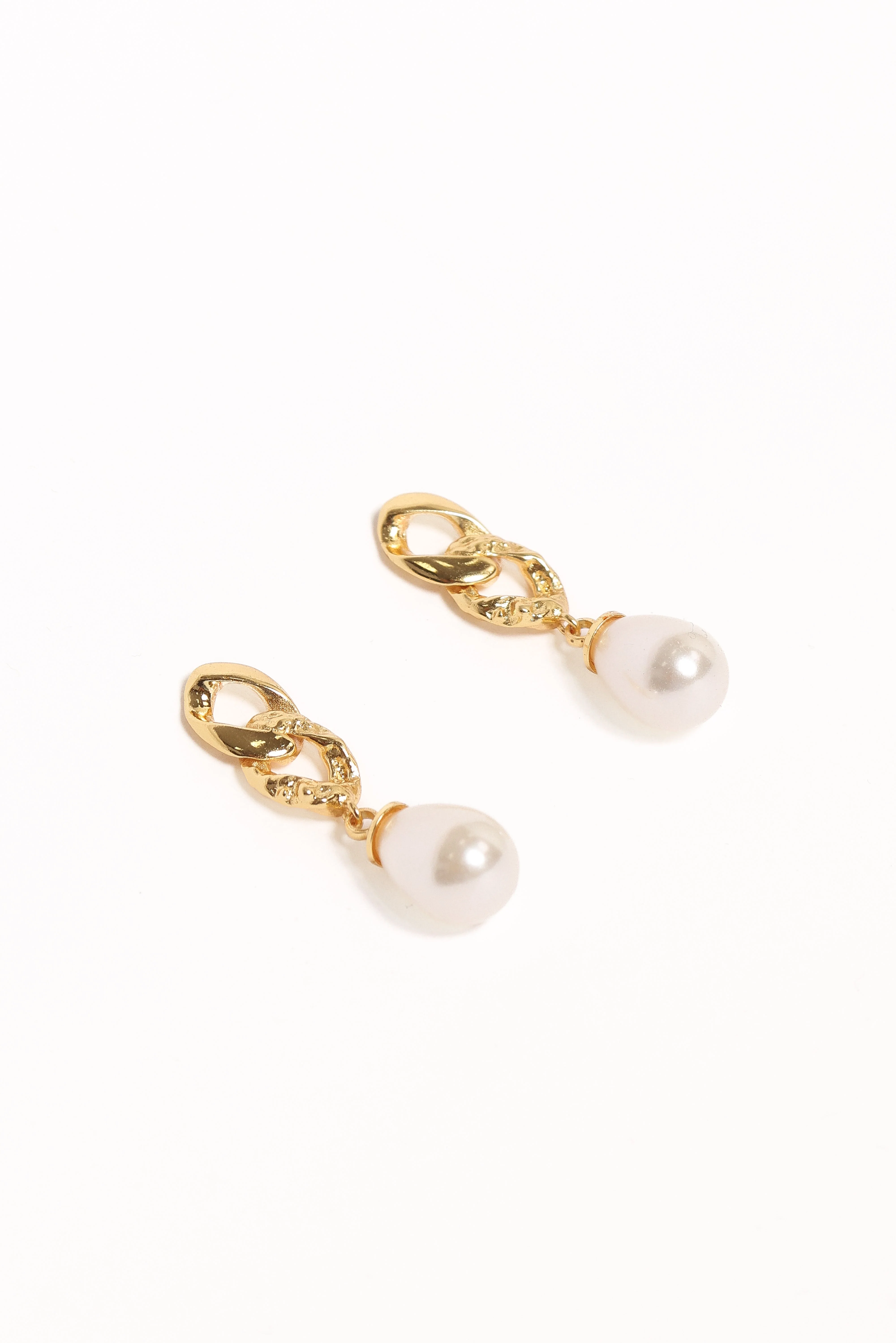 Tallulah Earrings - Gold/Pearl