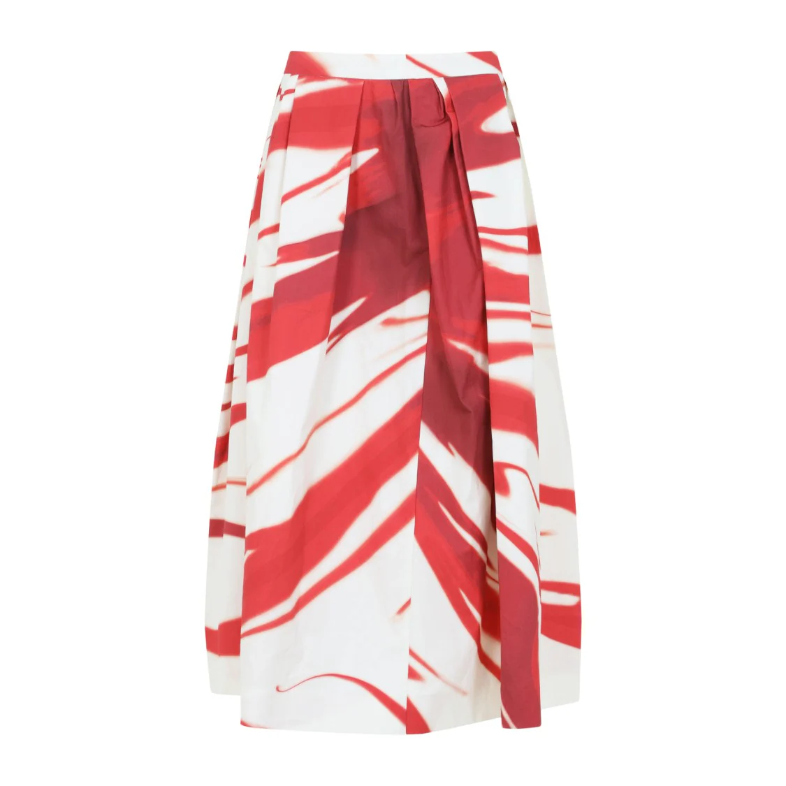 Red Cotton Soni Skirt