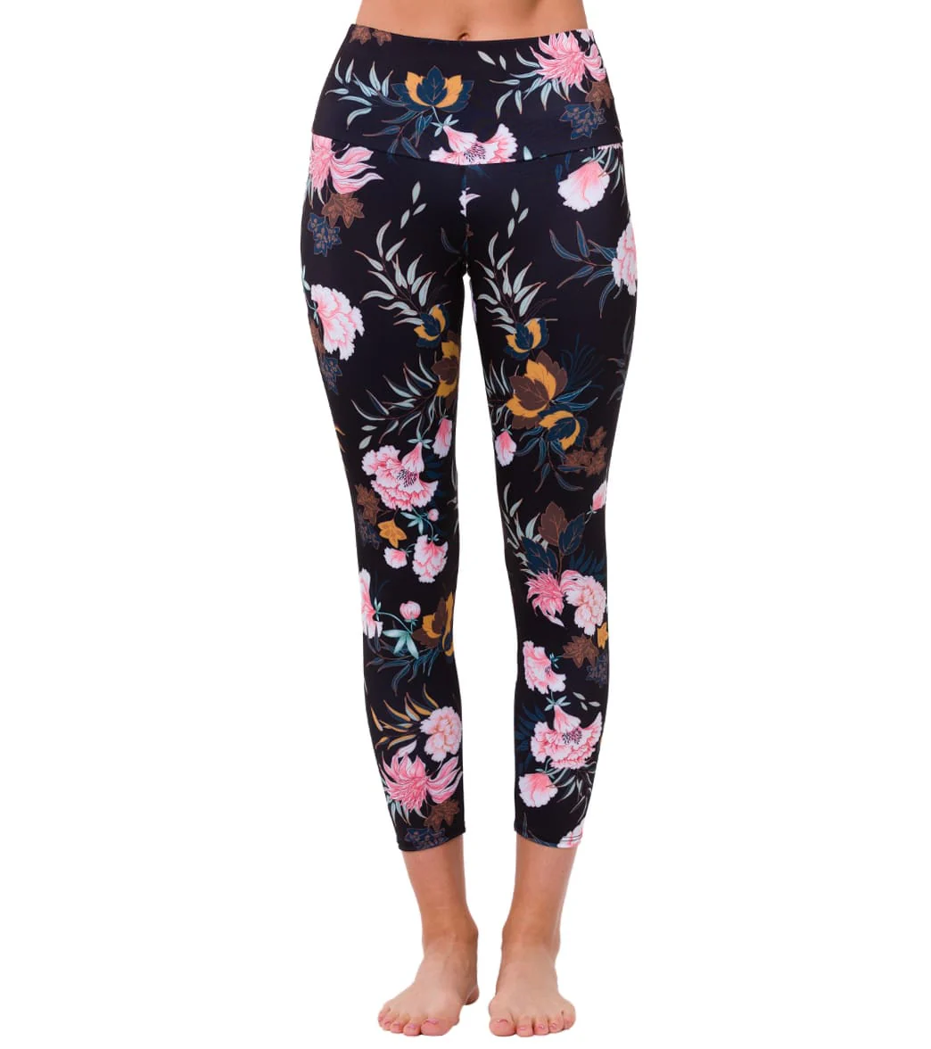 Onzie High Waisted Basic 7/8 Yoga Leggings Kiku