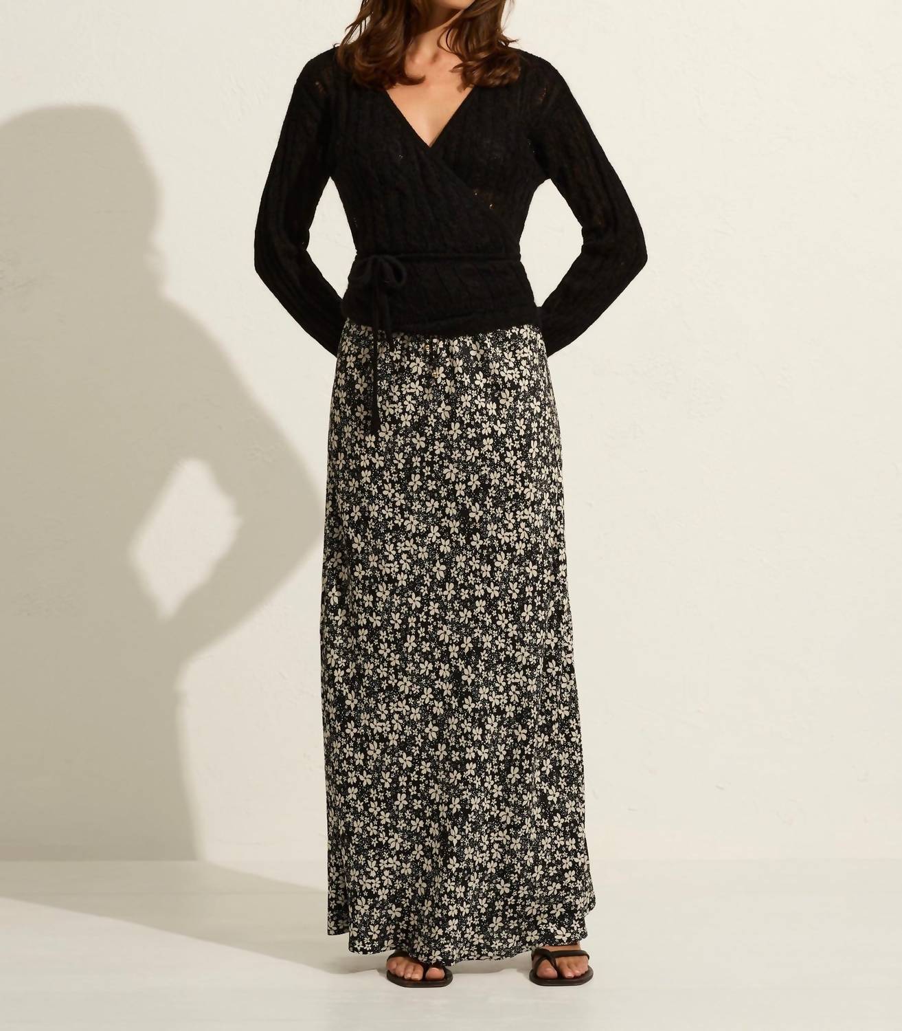 Maeve Maxi Skirt In Black