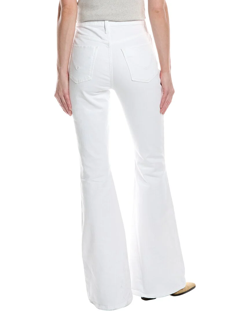 HUDSON Jeans Holly White Horse High-Rise Flare Jean