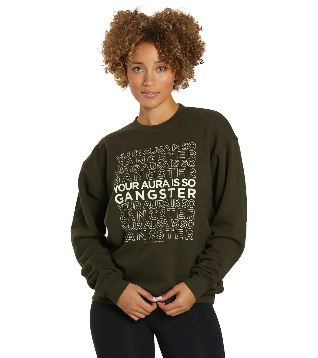 Spiritual Gangster Aura Boyfriend Pullover