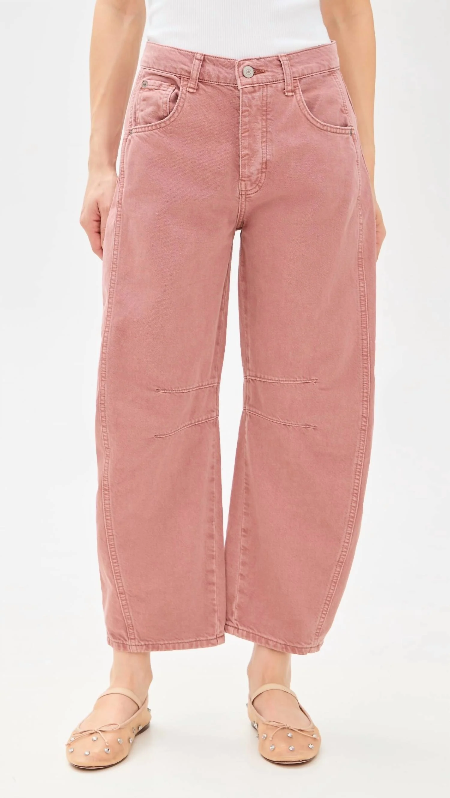 Good Luck Barrel Jeans In Sunsetter