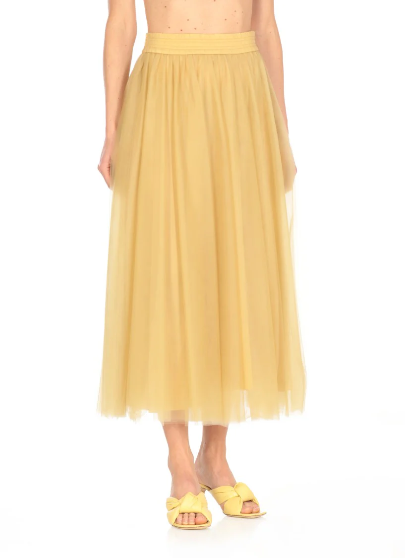 Flowing Tulle Skirt