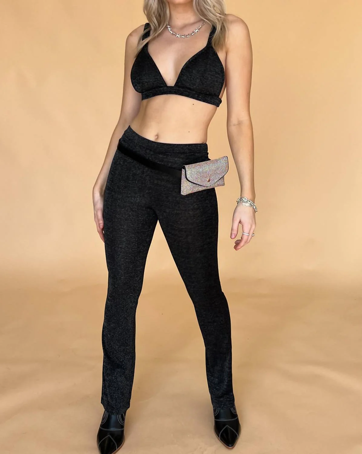 Horizon Pant Set In Black