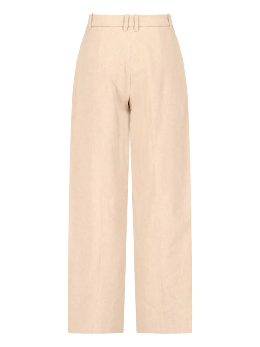 Tailored Trousers In Beige