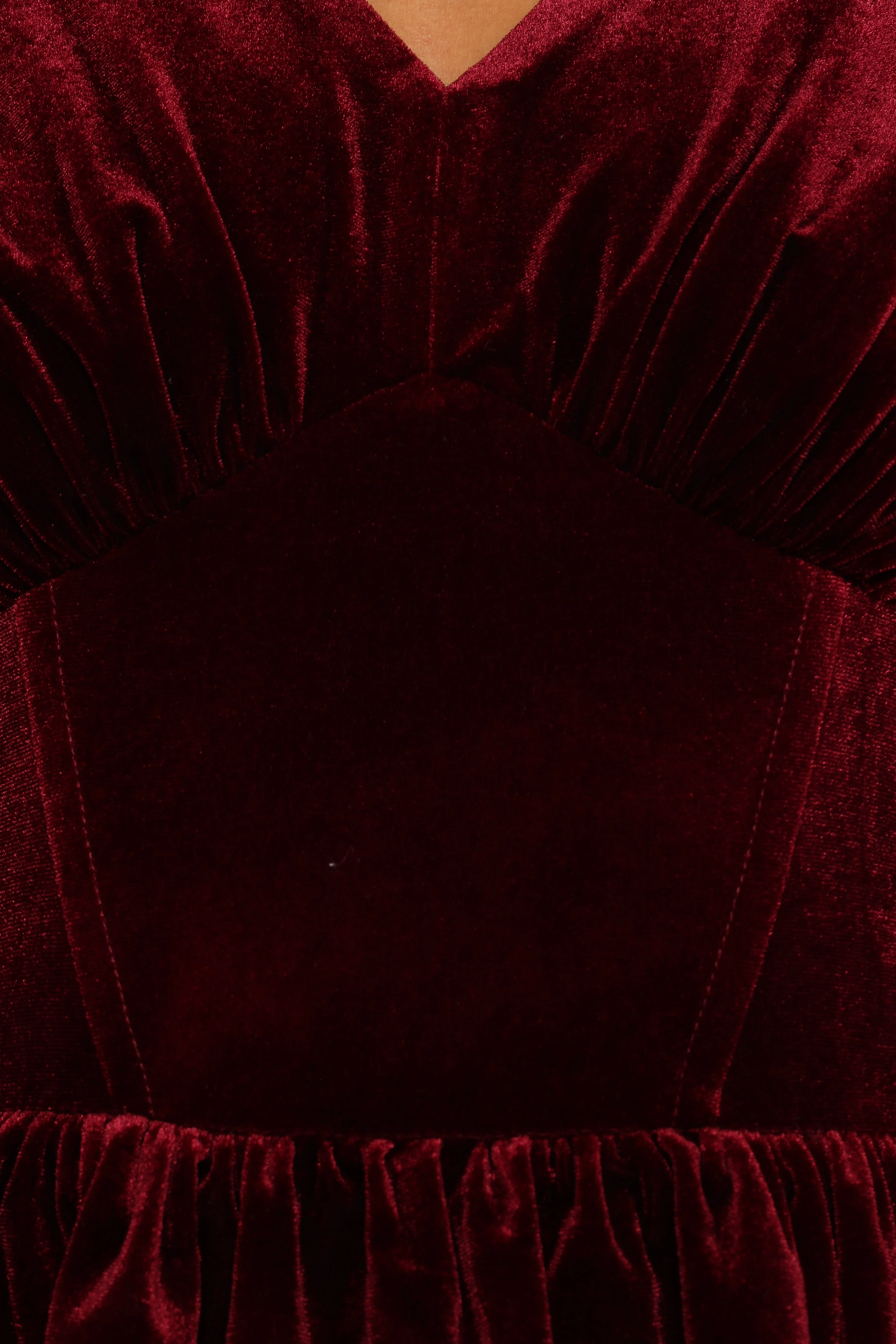 Agnes Mini Dress - Wine