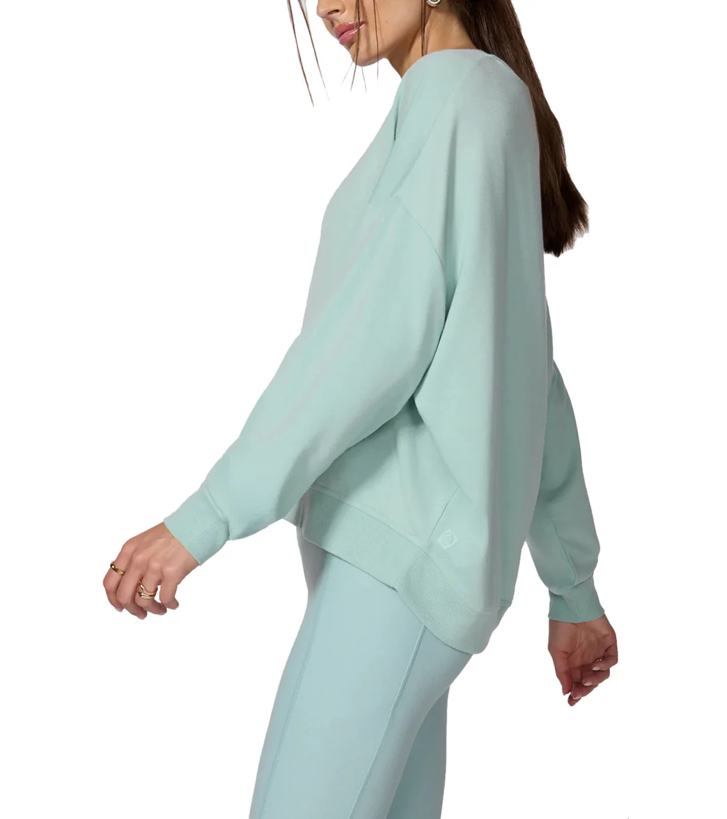 MPG Sport Serene Crew Neck Relaxed Pullover