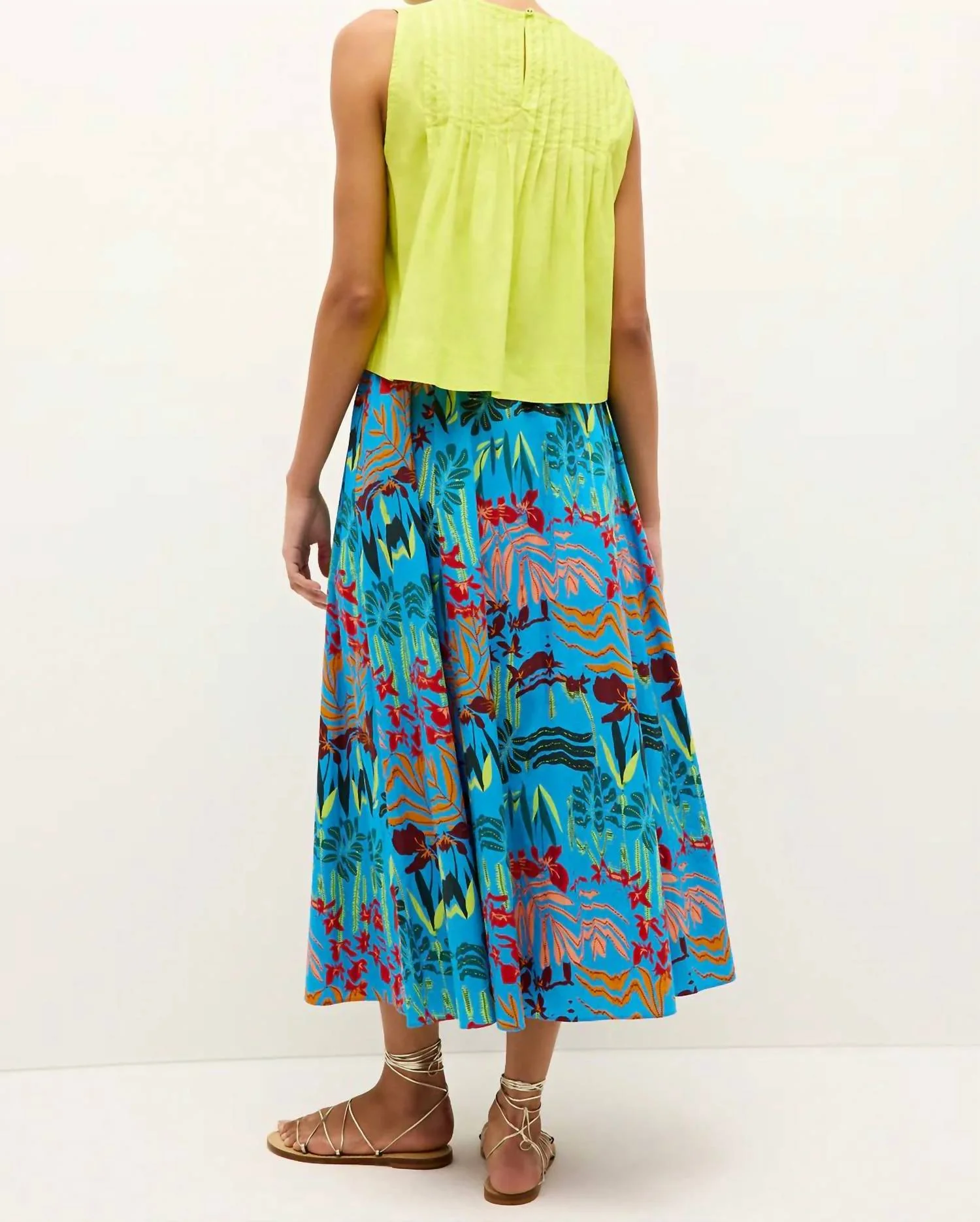 Sasha Skirt In Amazon Azure