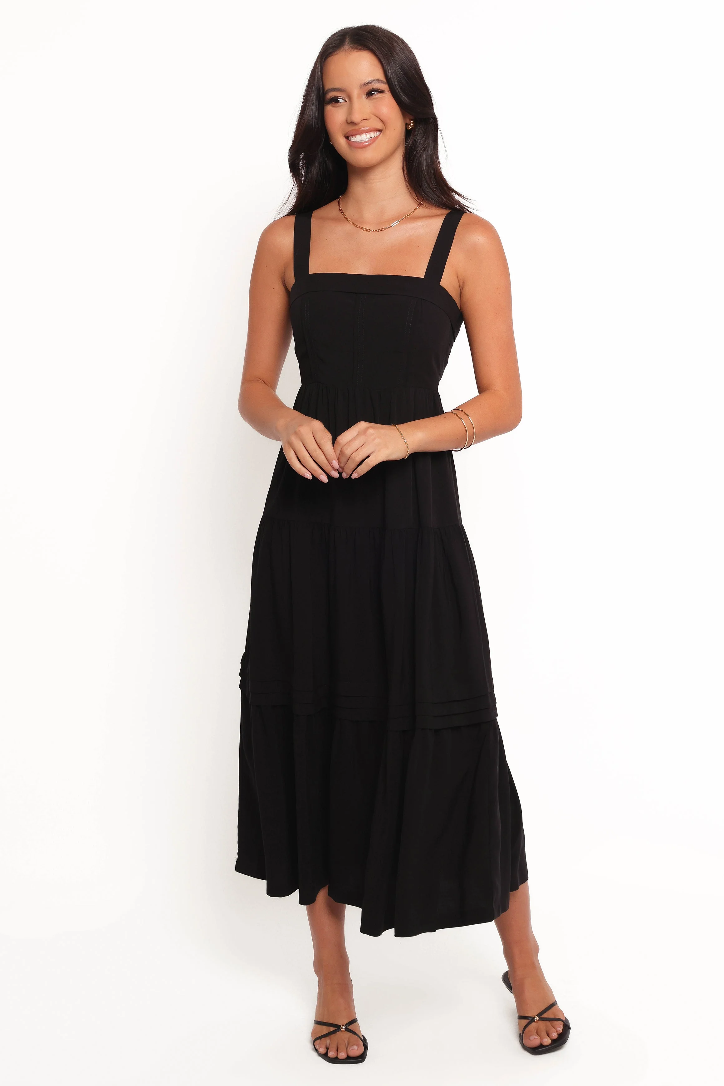 Elvia Maxi Dress - Black