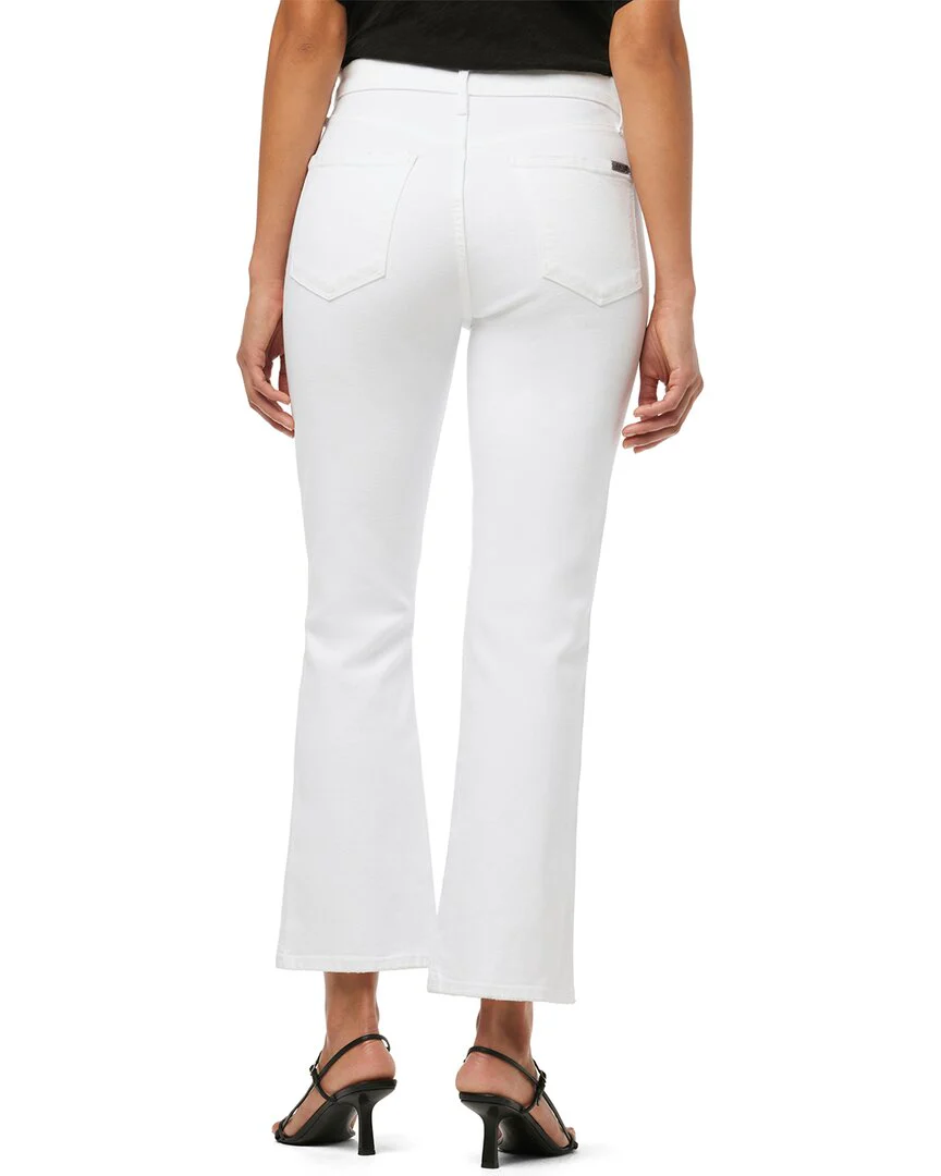 JOE'S Jeans White High Rise Crop Bootcut Jean