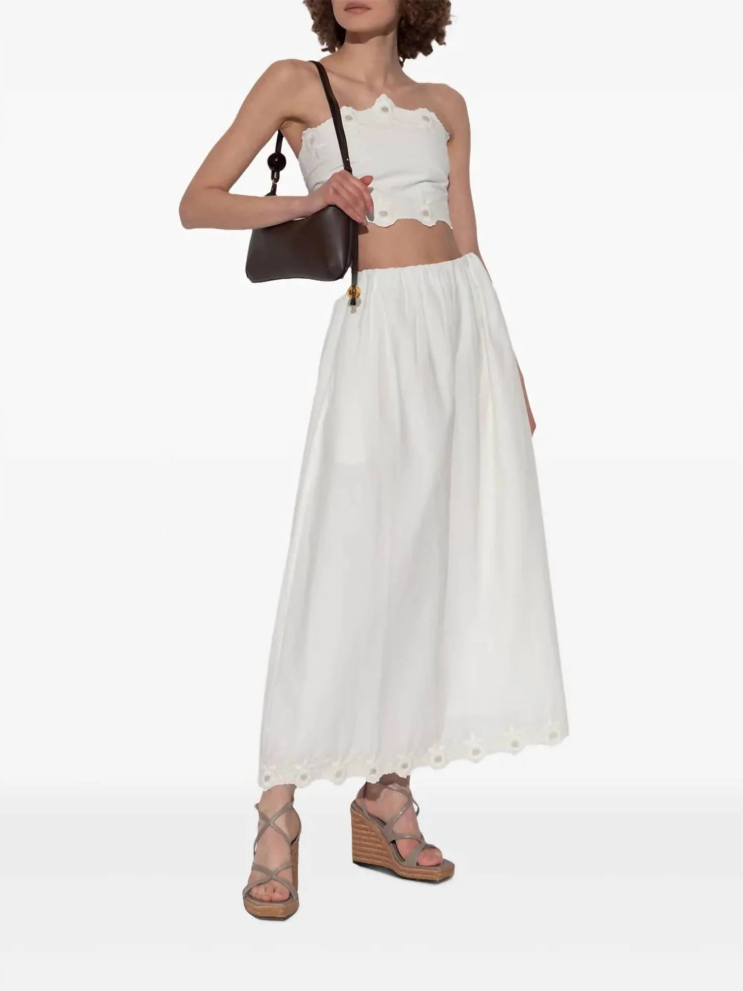 Antoinette Skirt In Vintage White