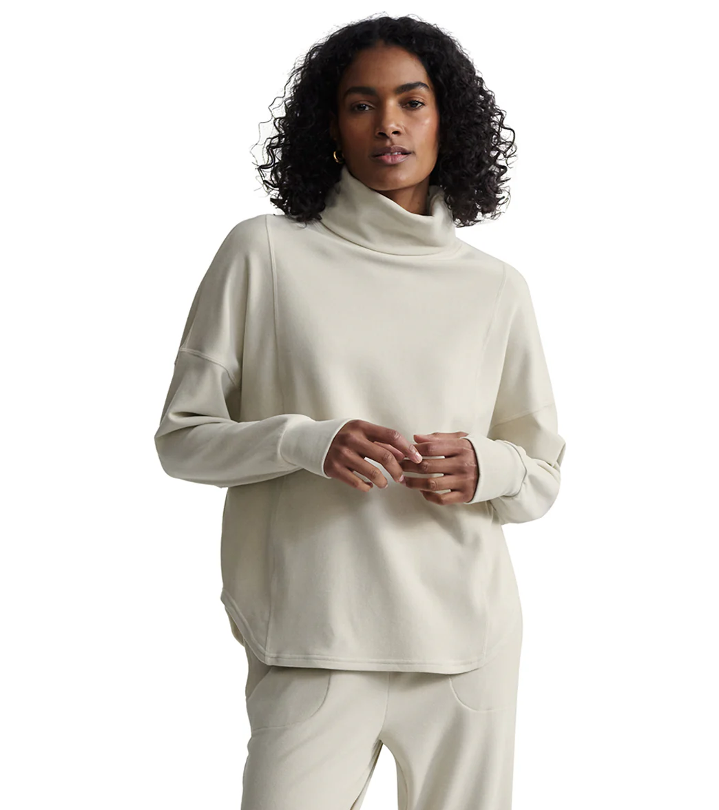 Varley Rainer Roll Neck Brushed Rib Jumper