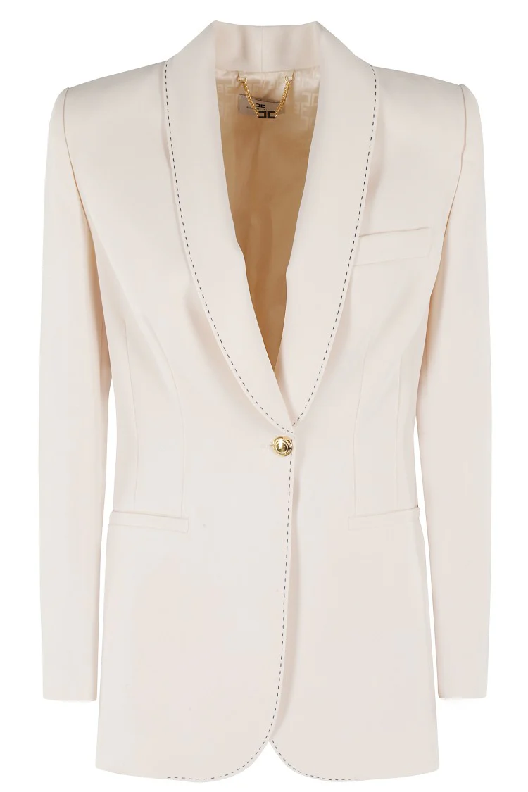 Tailored Crepe Blazer