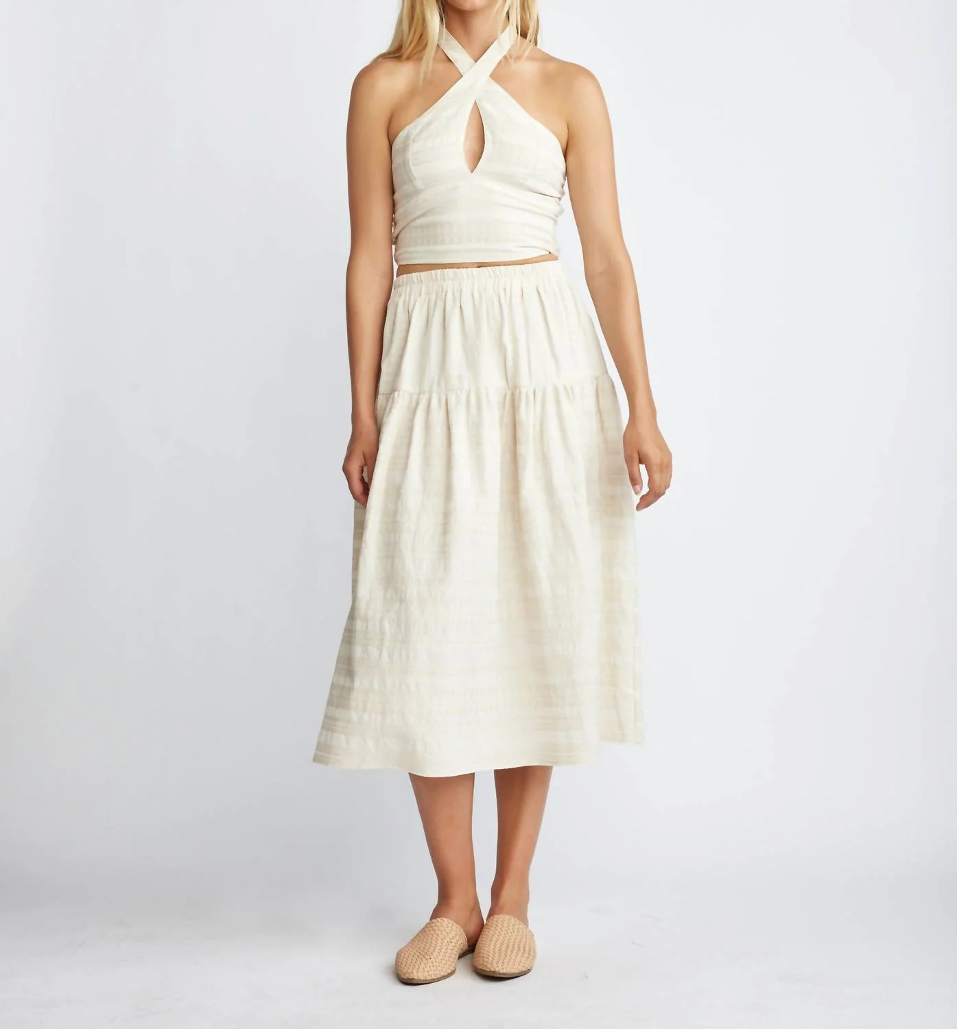 Darma Skirt In Cream Santorini