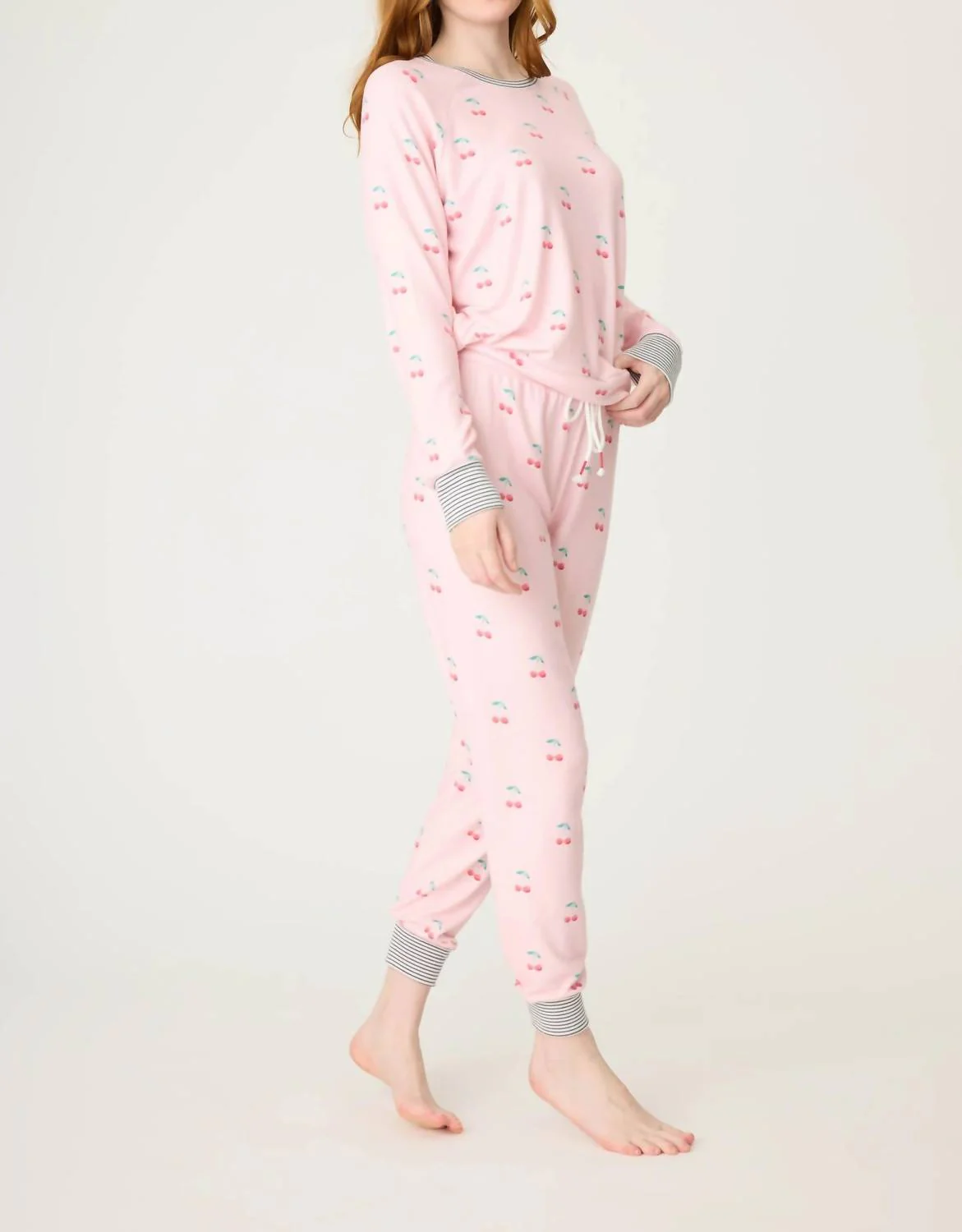 Life Is Sweet Pj Set In Ballet Pink