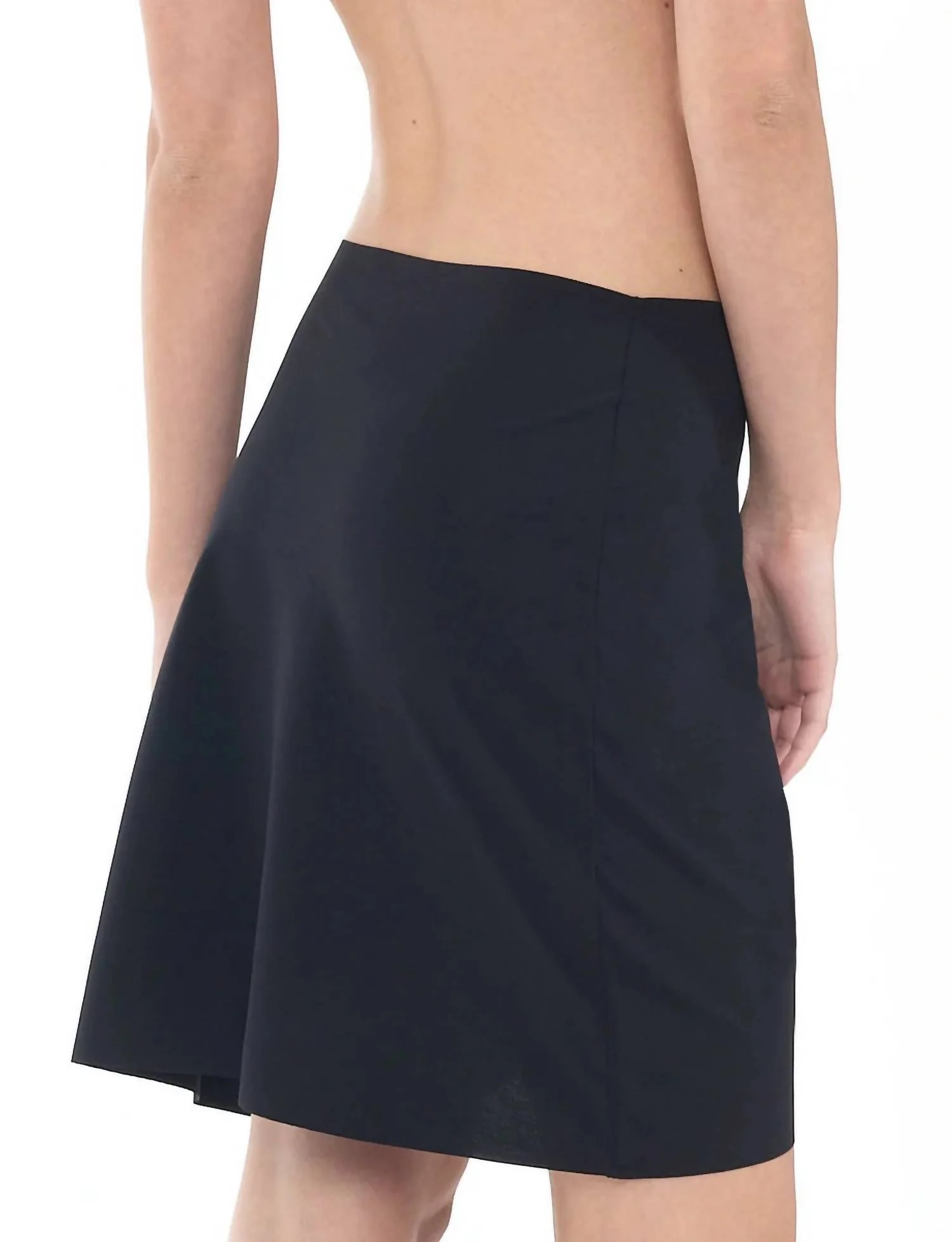 Classic Half Slip Skirt In Black