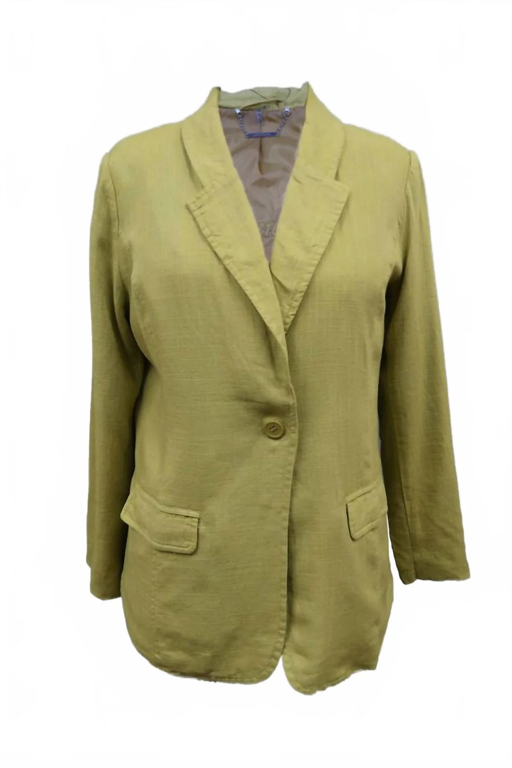 Women's Classic Lined Blazer In Lemongrass