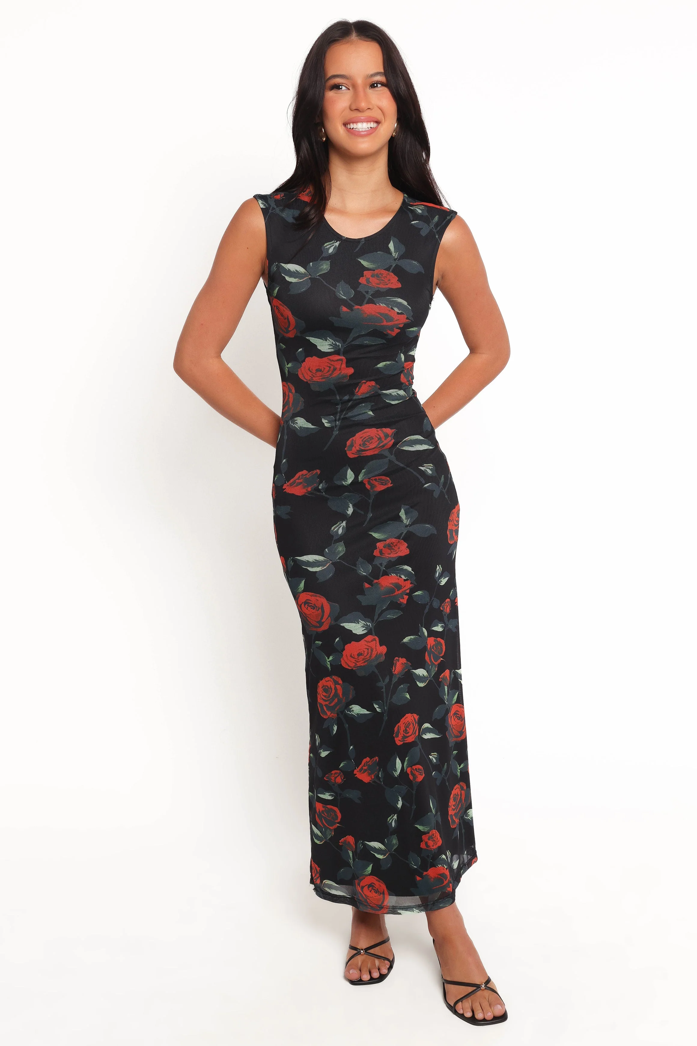 Drea Maxi Dress - Rose Print