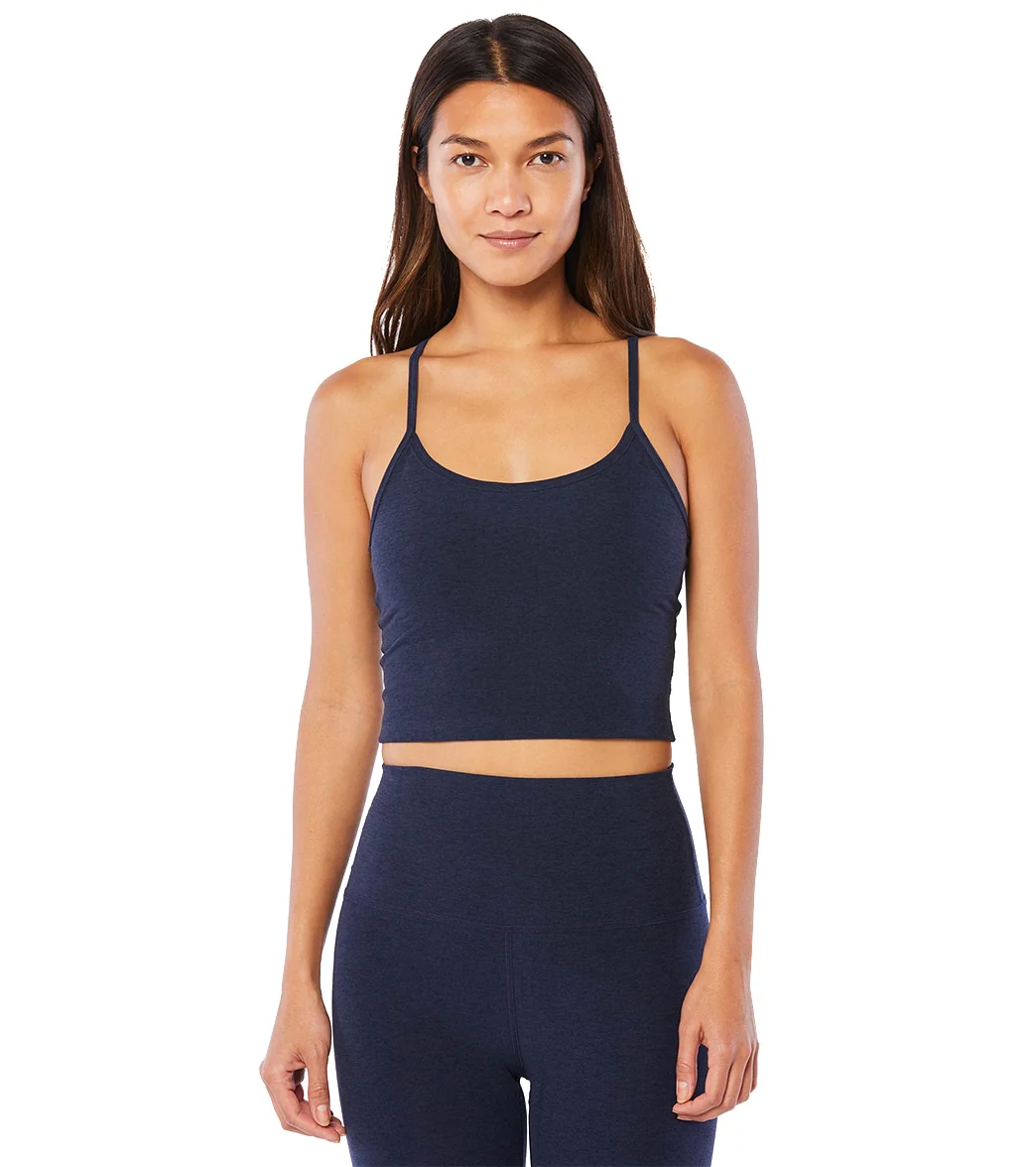 Beyond Yoga Spacedye Slim Racerback Cropped Tank Nocturnal Navy