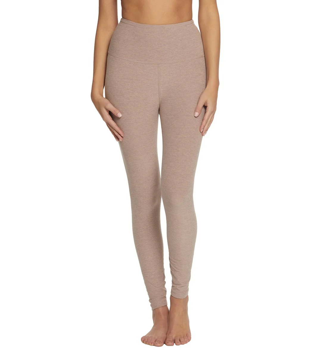 Beyond Yoga Spacedye High Waisted Caught In The Midi 7/8 Yoga Leggings Wild Wisteria/Brazen Blush