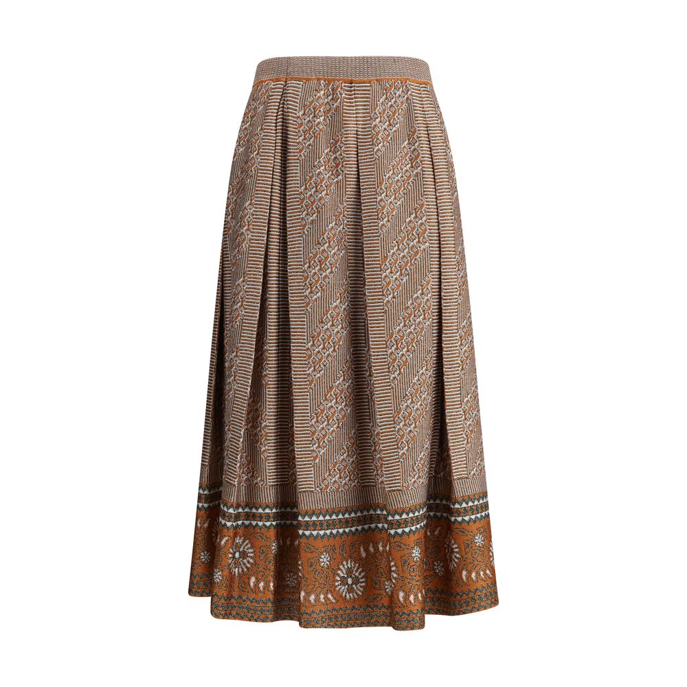 Valentino Knit lurex midi Women's Skirt