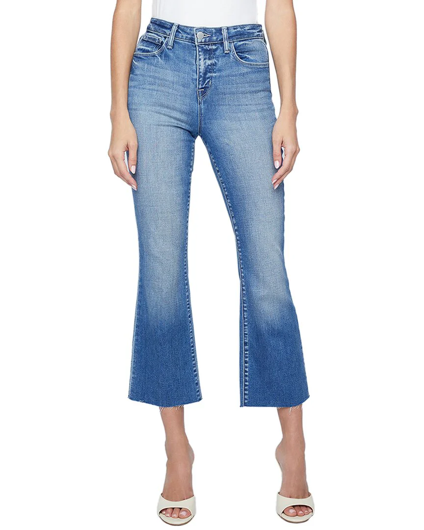 L’AGENCE Kendra High-Rise Laguna Crop Flare Jean