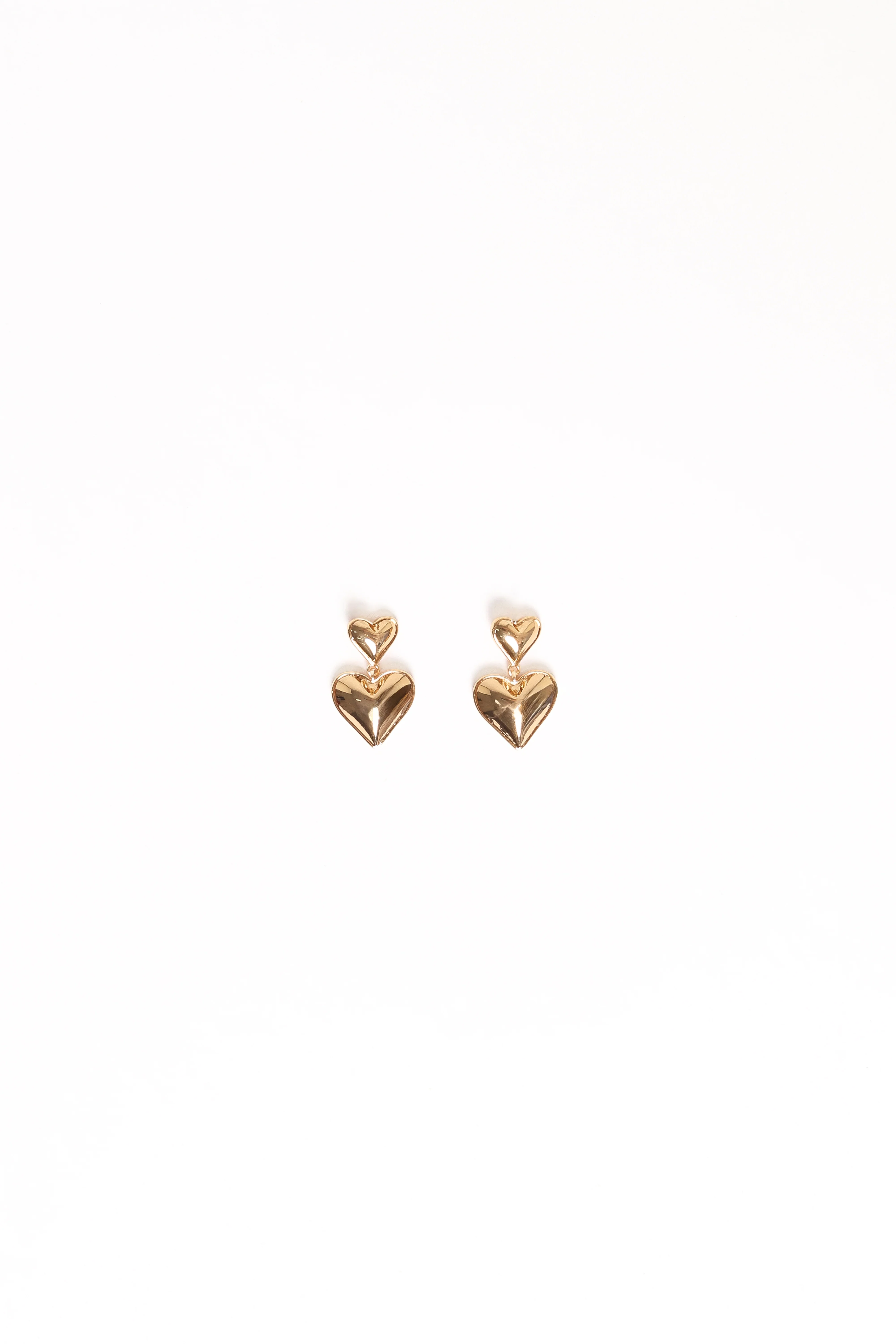 Mariana Heart Earrings - Gold