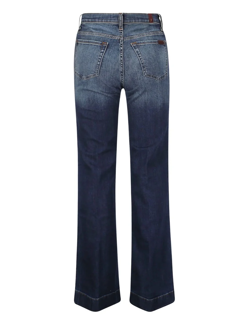 Straight-Leg Jeans With Slightly Flared Hem