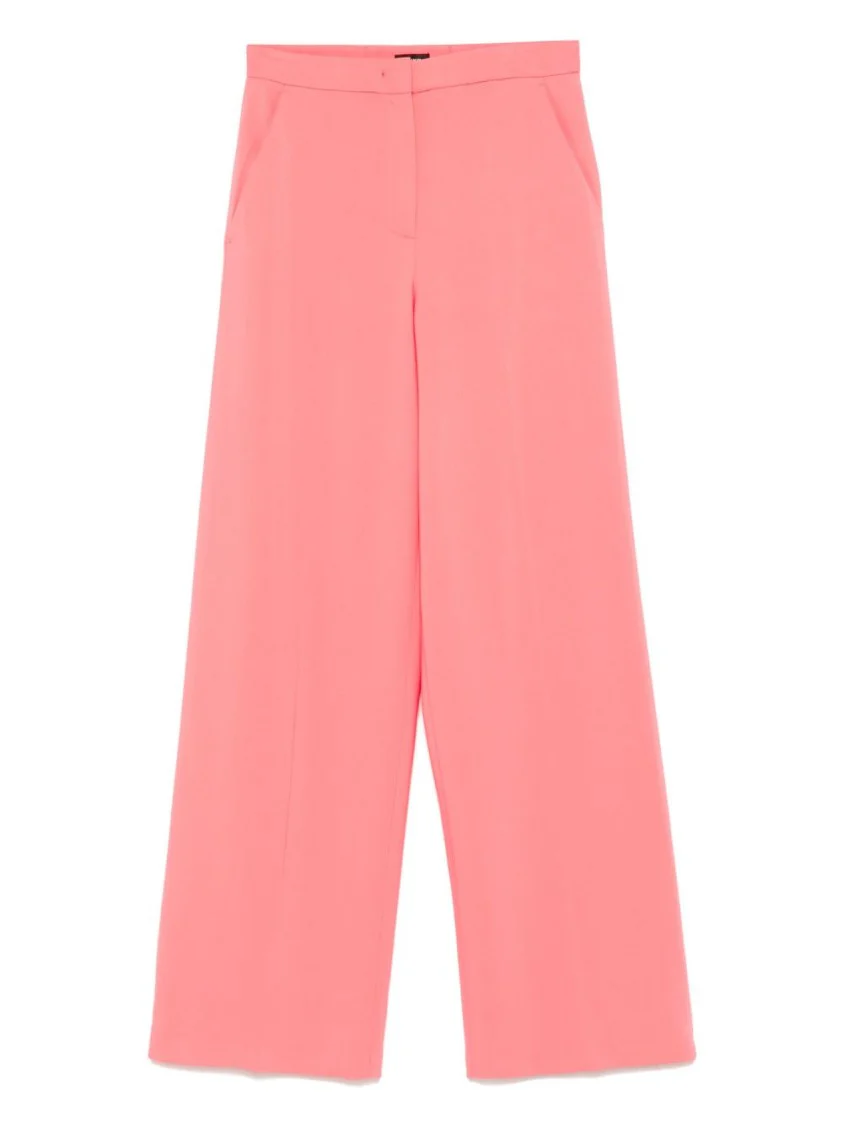 Wide-Leg Trousers With Concealed Fastening