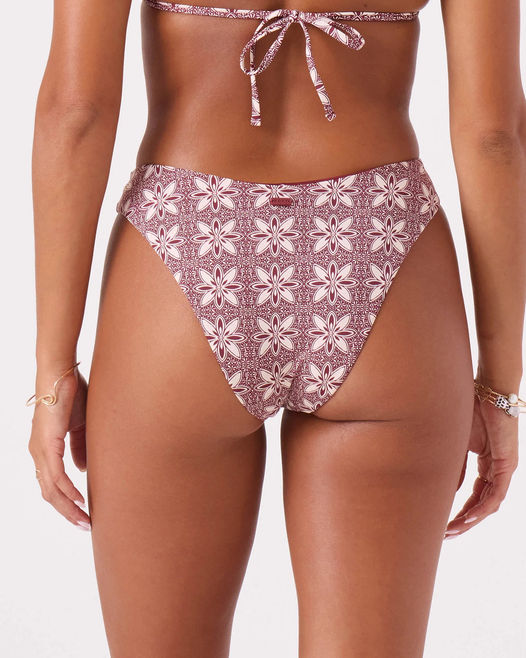 Batik Bloom Scoop Cheeky Bikini Bottom