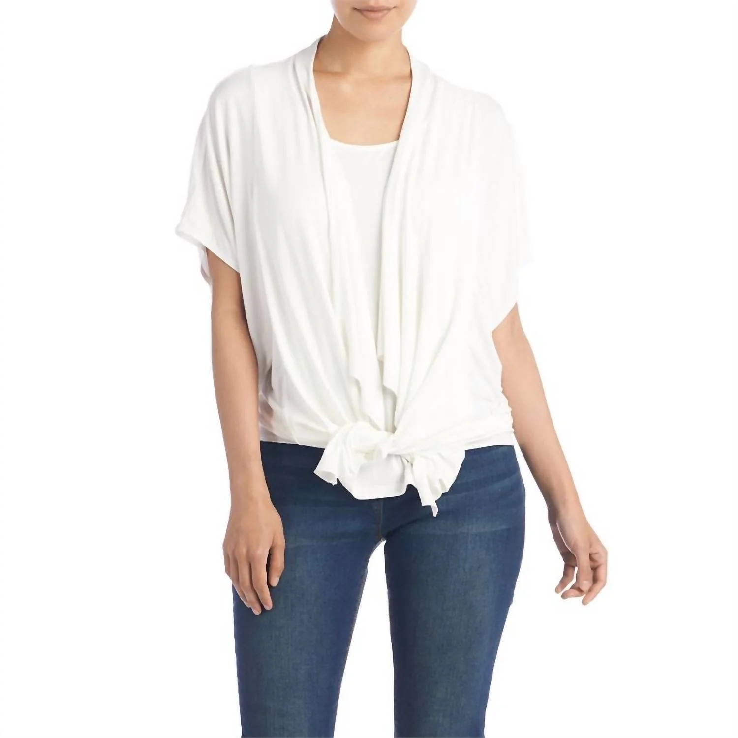 Abby Cardigan + Tank Set In Ivory