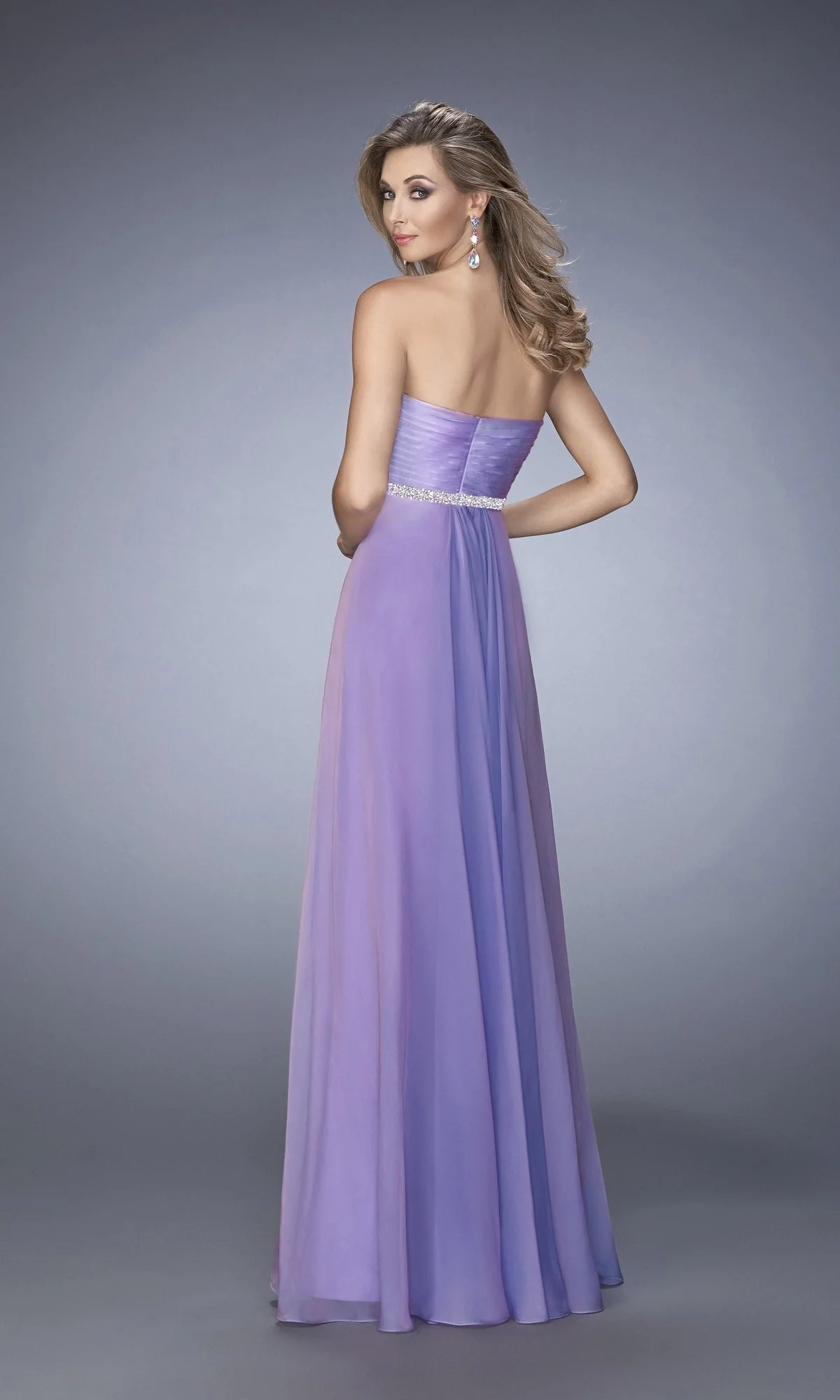 Long Formal La Femme Dress 22382