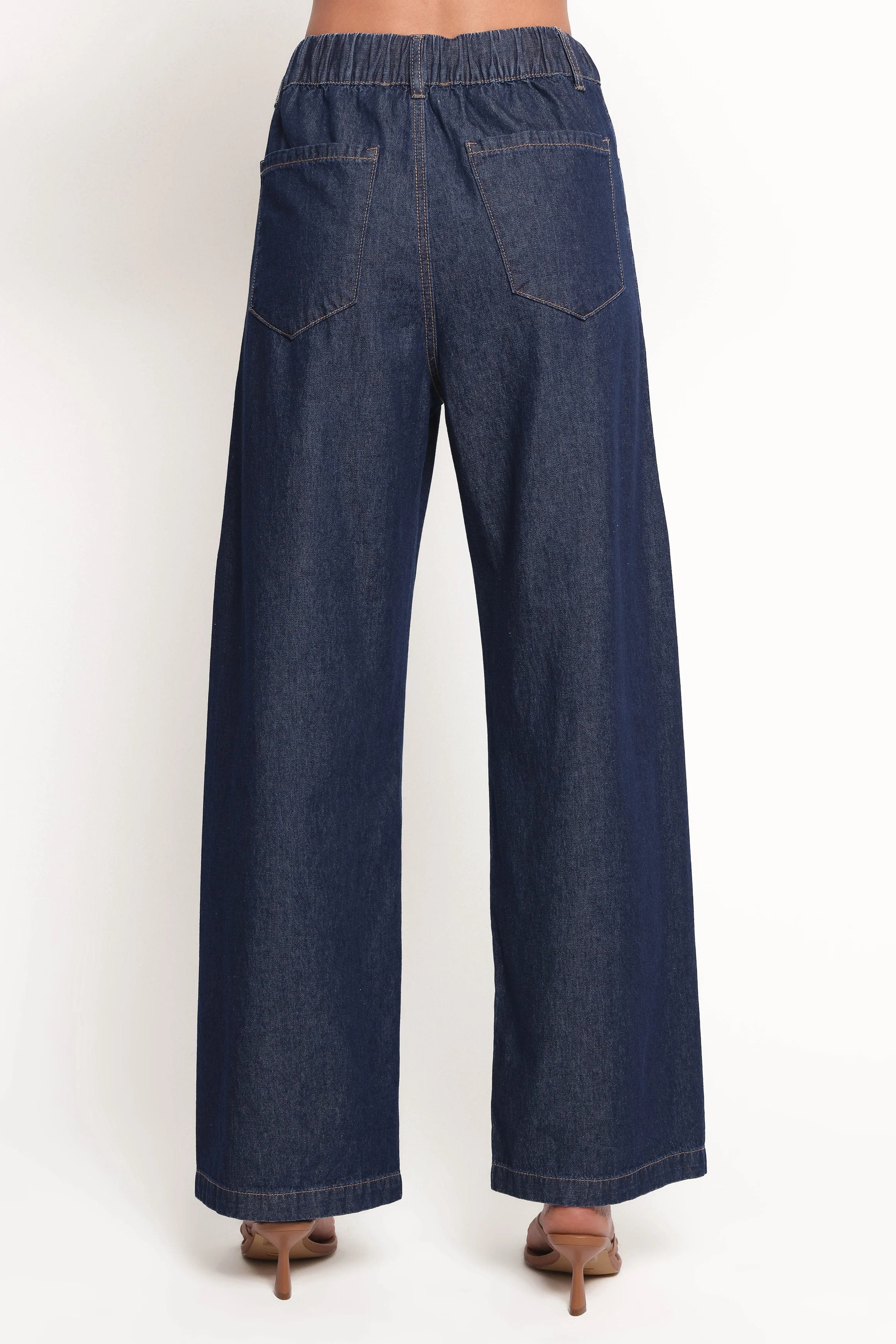 Kirie Wide Leg Denim Pant - Indigo