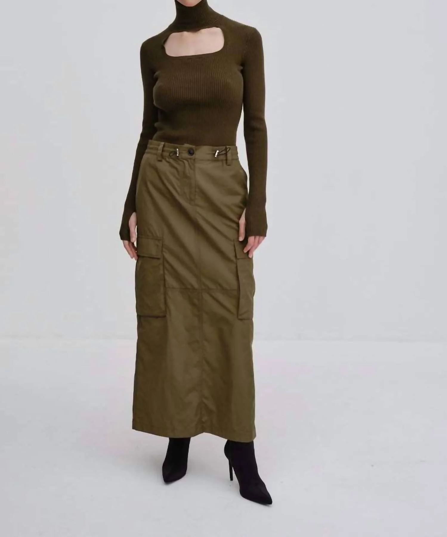 Phoenix Skirt In Khaki