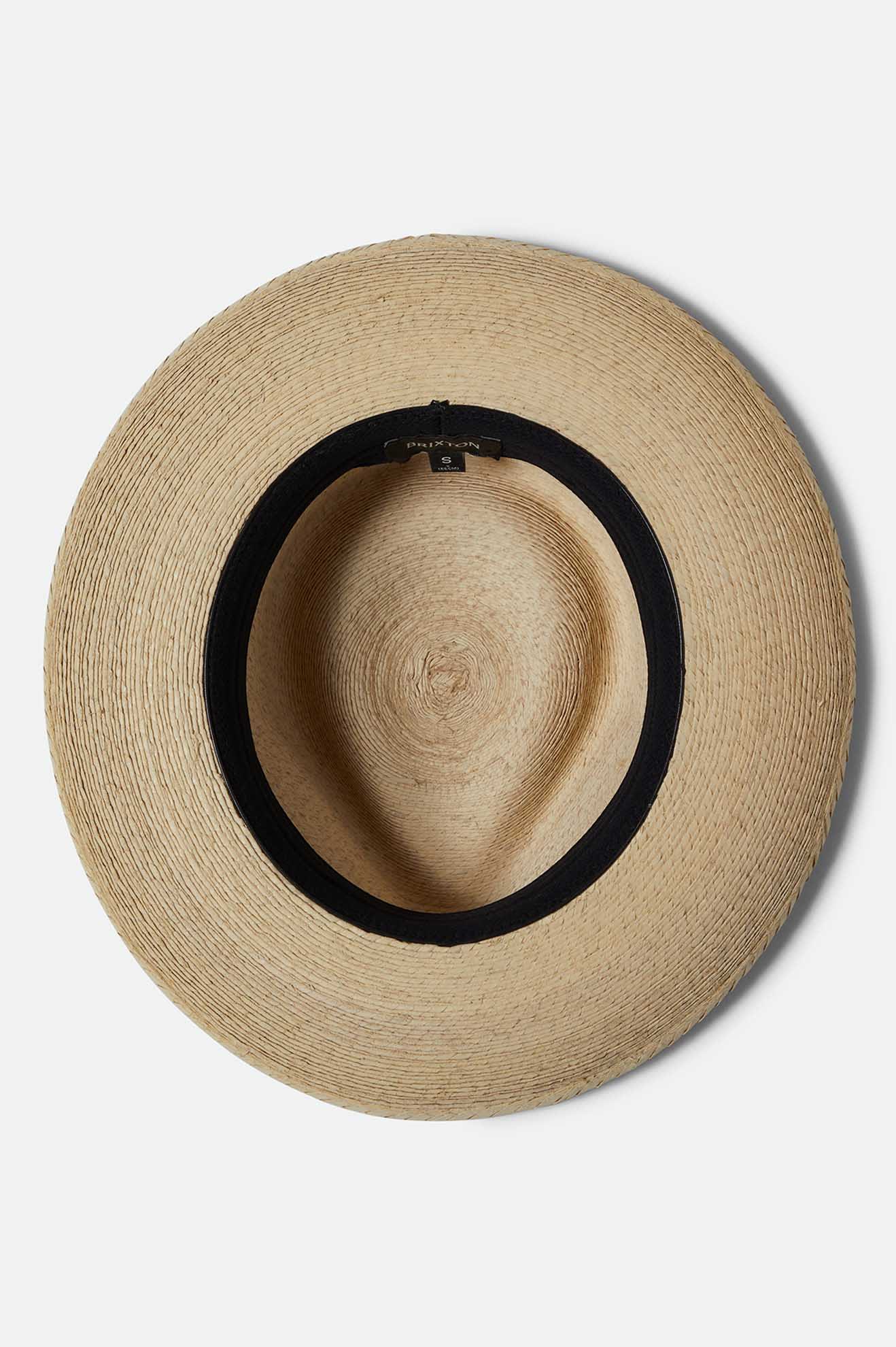 Swindle Straw Fedora - Natural/Natural