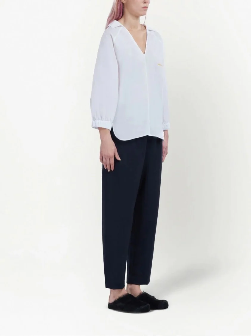 Relaxed-Fit Virgin Wool Trousers